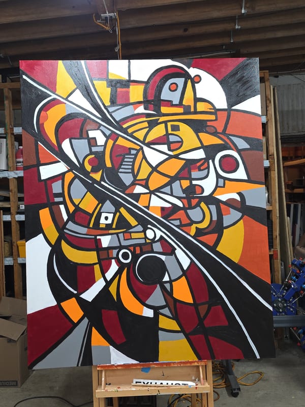 Painting by Tadhg Slater